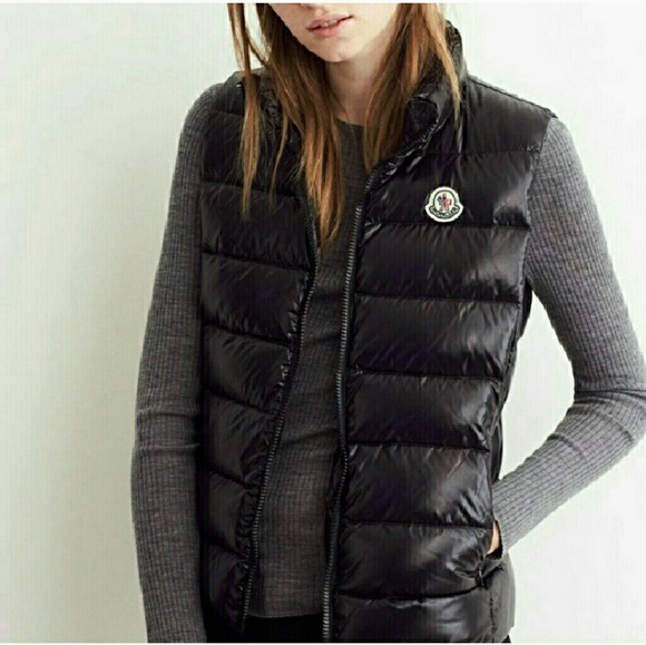 moncler black down gui vest moncler black down gui vest